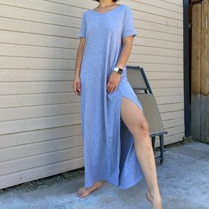 Grey maxi dress
